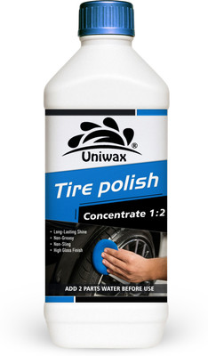 uniwax Tyre Polish 1000 ml Wheel Tire Cleaner(Pack of 1)