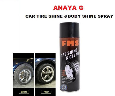 ANAYA G Clean-Shine-Protect-TireSpray 600 ml Wheel Tire Cleaner (Pack of 1) 600 ml Wheel Tire Cleaner(Pack of 1)