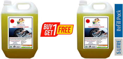 swacch BUY 1 GET 1 FREE TIRE CLEANER LIQUID 10 L Wheel Tire Cleaner(Pack of 2)