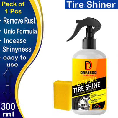 Darisdo Tyre Shine & Protects Polish 300 ml Wheel Tire Cleaner(Pack of 1)