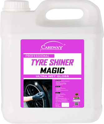 Careway TYRE SHINE MAGIC / TYRE POLISH / CAR POLISH / BIKE POLISH / TYRE SHINER 5 L Wheel Tire Cleaner(Pack of 1)
