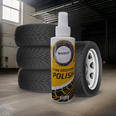 WASEF Tyre Dressing Polish Liquid_08 250 ml Wheel Tire Cleaner(Pack of 1)