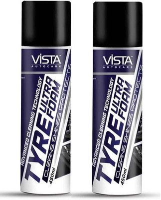 VISTA Tyre Ultra Foam Spray 450 ml Wheel Tire Cleaner(Pack of 1)