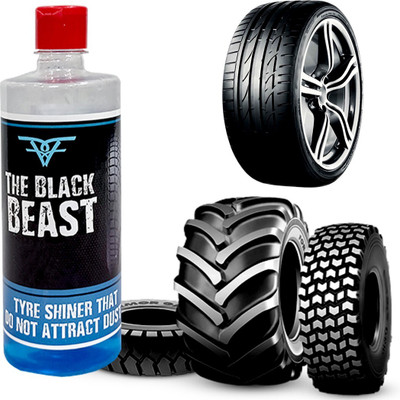 THE BLACK BEAST All Wheel And Tyre Cleaner Super Black Finish 400 ml Wheel Tire Cleaner(Pack of 1)