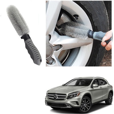Qiisx CAR ALLOY WHEEL CLEANER BRUSH TYRE RIM FOR MERC Des-Benz-Benz GLA-Class 100 g Wheel Tire Cleaner(Pack of 1)
