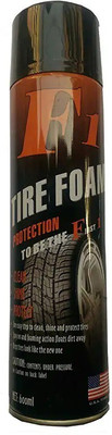 CNC TYRE CLEANING FOAM 650 ml Wheel Tire Cleaner(Pack of 1)