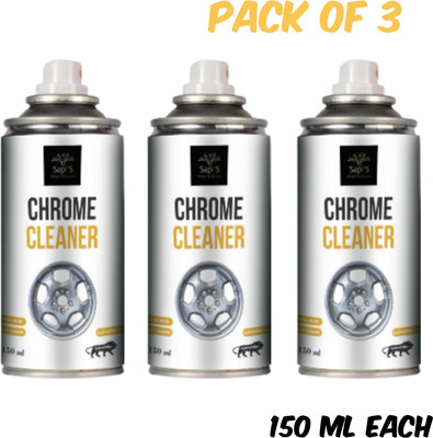SAPI'S Chrome_cleaner150ml 450 ml Wheel Tire Cleaner(Pack of 3)