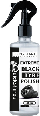 Quickshines Car Tyre Polish | Restores Glossy Black Finish | Long-Lasting Shine & Protection 500 ml Wheel Tire Cleaner(Pack of 1)