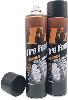 sab saman trading Foam Spray, Car Interior/ tyre Cleaning Spray Cleaner 650 ml Wheel Tire Cleane 650 ml Wheel Tire Cleaner(Pack of 1)