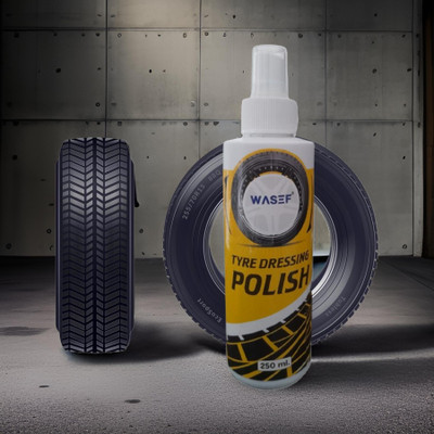 WASEF Tyre Dressing Polish Liquid_12 250 ml Wheel Tire Cleaner(Pack of 1)