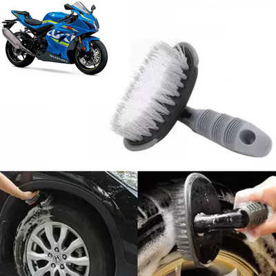 ROYAL AUTO MART Bike Tyre Rim Cleaner Brush for Universal All Bikes-BL1_87 0 ml Wheel Tire Cleaner(Pack of 1)