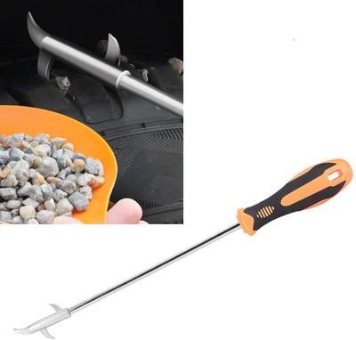 omkarzone 2 in 1 Car Tire Stone Cleaning Hook, Auto Remover Tire Groove Stones 1.6 L Wheel Tire Cleaner(Pack of 1)