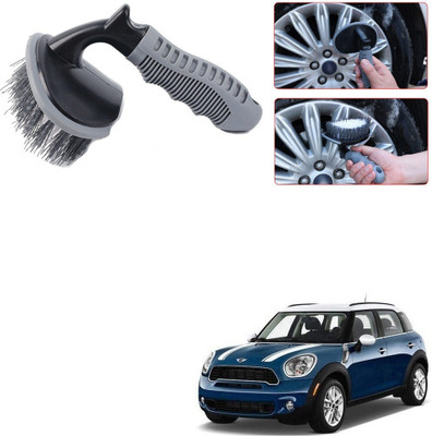Qiisx CAR TYRE WHEEL CLEANER BRUSH TYRE FOR Mini Countryman 100 g Wheel Tire Cleaner(Pack of 1)