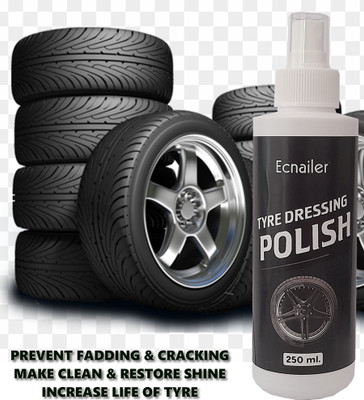 Ecnailer Tyre Dressing Polish_2506_33 250 ml Wheel Tire Cleaner(Pack of 1)