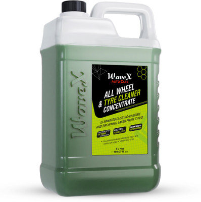 Wavex ALL tyres & Rims WASHING SHAMPOO Dilutes 15 Times with Water 5 L Wheel Tire Cleaner(Pack of 1)