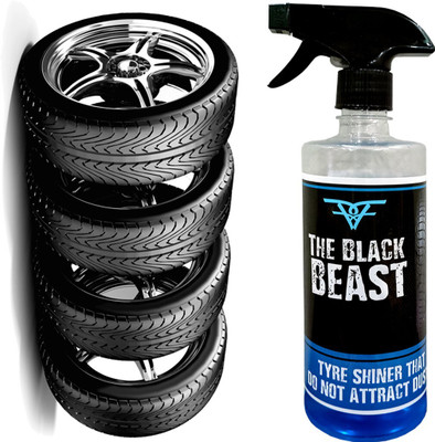 THE BLACK BEAST Tyre Shiner For All Cars & BIkes 400 ml Wheel Tire Cleaner(Pack of 1)