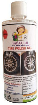 swacch TIRE POLISH GEL 500ML 500 ml Wheel Tire Cleaner(Pack of 1)