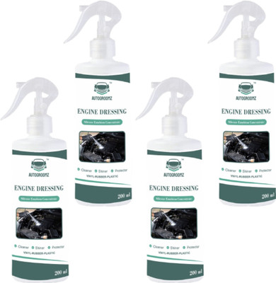 AUTOGROOMZ ngine Stain Remover 200ML|Engine Dressing Spray Engine Cleaner(800 ml)