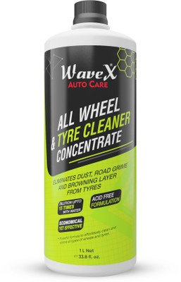 Wavex ALL tyres & Rims WASHING SHAMPOO Dilutes 15 Times with Water 1 L Wheel Tire Cleaner(Pack of 1)