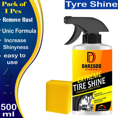 Darisdo Tyre Shine & Protects Polish 500 ml Wheel Tire Cleaner(Pack of 1)