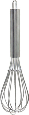 KUVI Steel Egg Whisker Spring Egg Beater Mixer Manual Hand Blender For Milk, Cream Stainless Steel Balloon Whisk