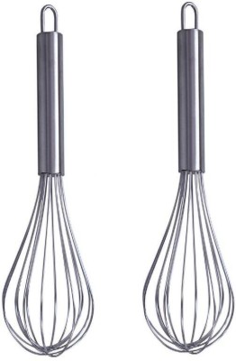 SG Retail Collection Stainless Steel Whisk-2Pc Steel Coil Whisk(Pack of 2)