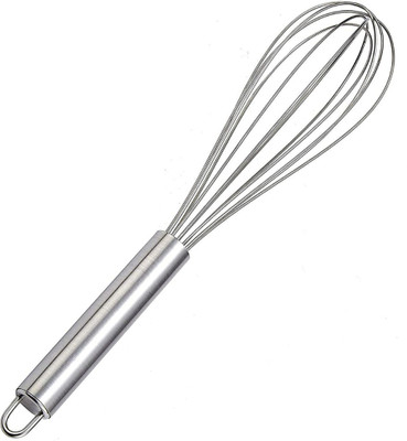 Omkarixa Stainless Steel Wire Hand Whisk Cooking, Blending, Whisking, Beating & Stirring Stainless Steel Balloon Whisk