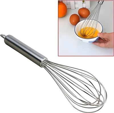 Krishna steeels Stainless Steel Wire Balloon Egg Whisk, Frother Hand Blender, Milk & Egg Beater, Stainless Steel Balloon Whisk