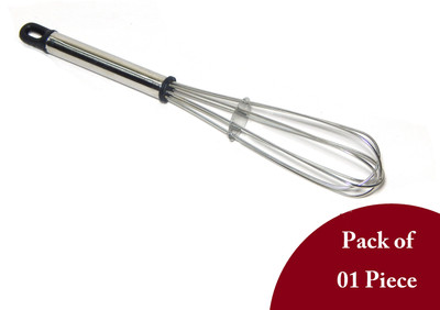 Emilie Stainless Steel Hand Blender Mixer Balloon Whisk for Coffee Egg Beater Pack 01 Stainless Steel Balloon Whisk