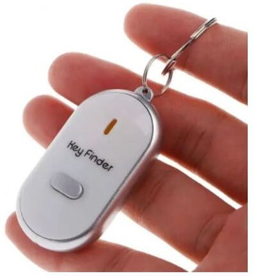 anywell Key Finder Wireless Tracker for Keys, More - Long Battery Life Pealess Whistle(Black, Pack of 1)