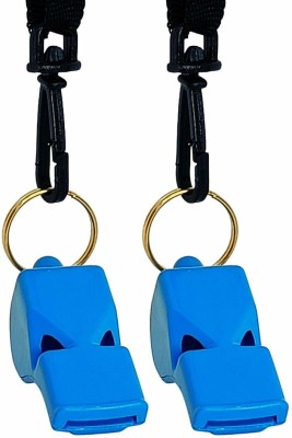 RightCare Cox 50 Sports And Training Pea Less Whistles - Used by Professionals Pealess Whistle(Blue, Pack of 2)