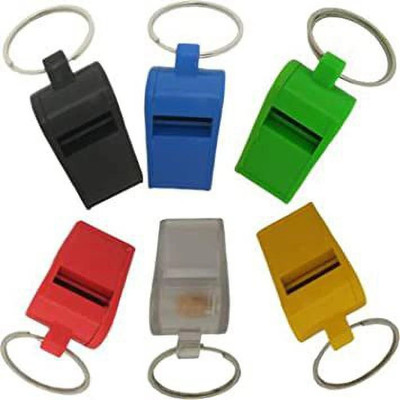 PMW Whistle - High Pitch - Pack of 6 - Plastic Loud Whistle Pealess Whistle(Multicolor, Pack of 6)