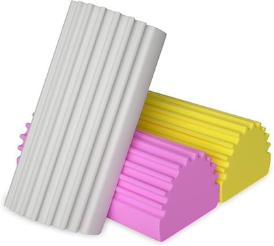 LEKORED 3 Pack Damp Clean Duster Sponge Wet and Dry Duster Set(Pack of 3)
