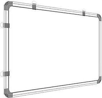 Preha The Smart Choice Non Magnetic Whiteboards(White, Green)