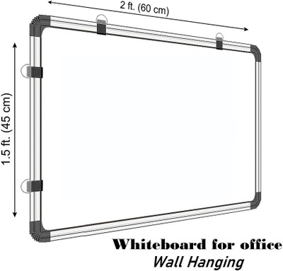 Smartix Reversible Whiteboards and Duster Combos(White, Green)