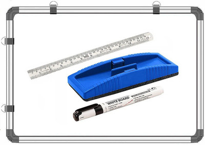 Preha The Smart Choice Non Magnetic Whiteboards and Duster Combos(White)