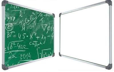 Action World Non Magnetic 59*41 GREEN CHALK AND WHITE BOARD Greenboards(Green, White)
