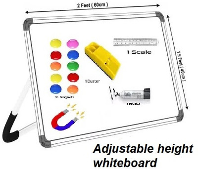 Viprax Magnetic Whiteboards and Duster Combos(White)