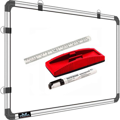 Preha The Smart Choice Non Magnetic Whiteboards and Duster Combos(White)