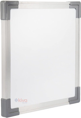 NOZOMI Regular Non-Magnetic1x1Feet Double Sided Board,One Side White Marker&Reverse Side Green Whiteboards(White)