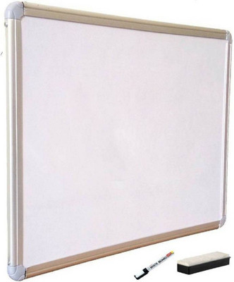 niwner Non Magnetic 2*1.5 feet Whiteboards and Duster Combos(white & black)