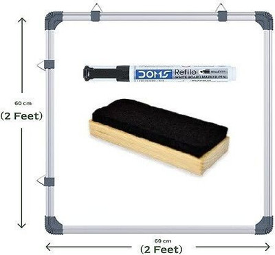 Preha The Smart Choice Non Magnetic Whiteboards and Duster Combos(White, Green)