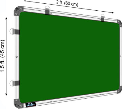 Preha Reversible 1.5X2 Ft., Double Sided White Board and Chalk Board, Pack Of 1 Whiteboards(White)