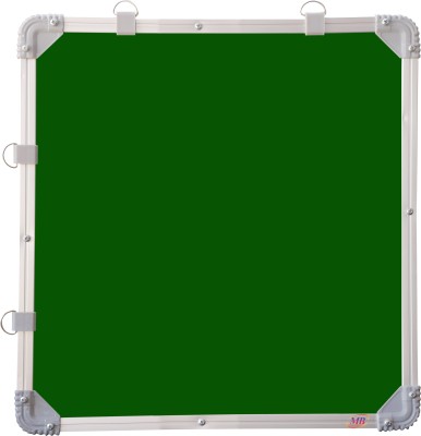 A2DR Non Magnetic glossy 2X2 feet Whiteboards(White, Green)