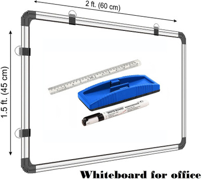 Smartix Reversible Whiteboards and Duster Combos(White, Green)
