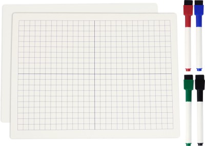 Inkdotpot Regular Whiteboards(Set of: 4, White)