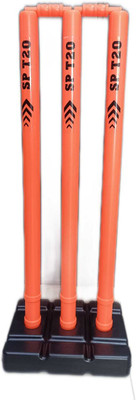 SP T20 HEAVY PLASTIC STUMP SET(Orange, Black)