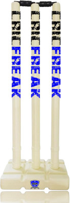 BSM BLUE&BLACK CRICFREAK STUMP SET IVORY(White)