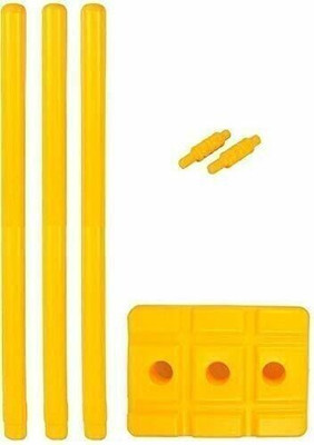 VICTOO Heavy Quality Plastic wicket-290(Yellow)