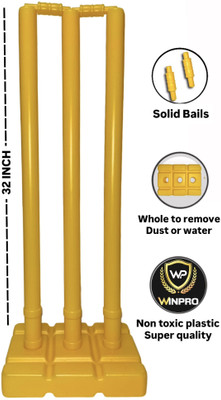 WINPRO PLASTIC/WICKETS(Yellow)